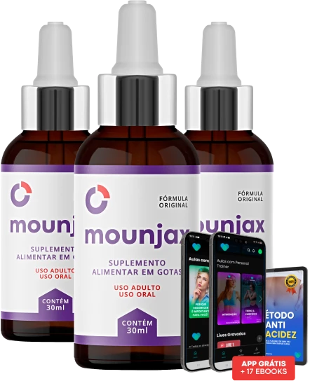 Kit Mounjax com 3 frascos